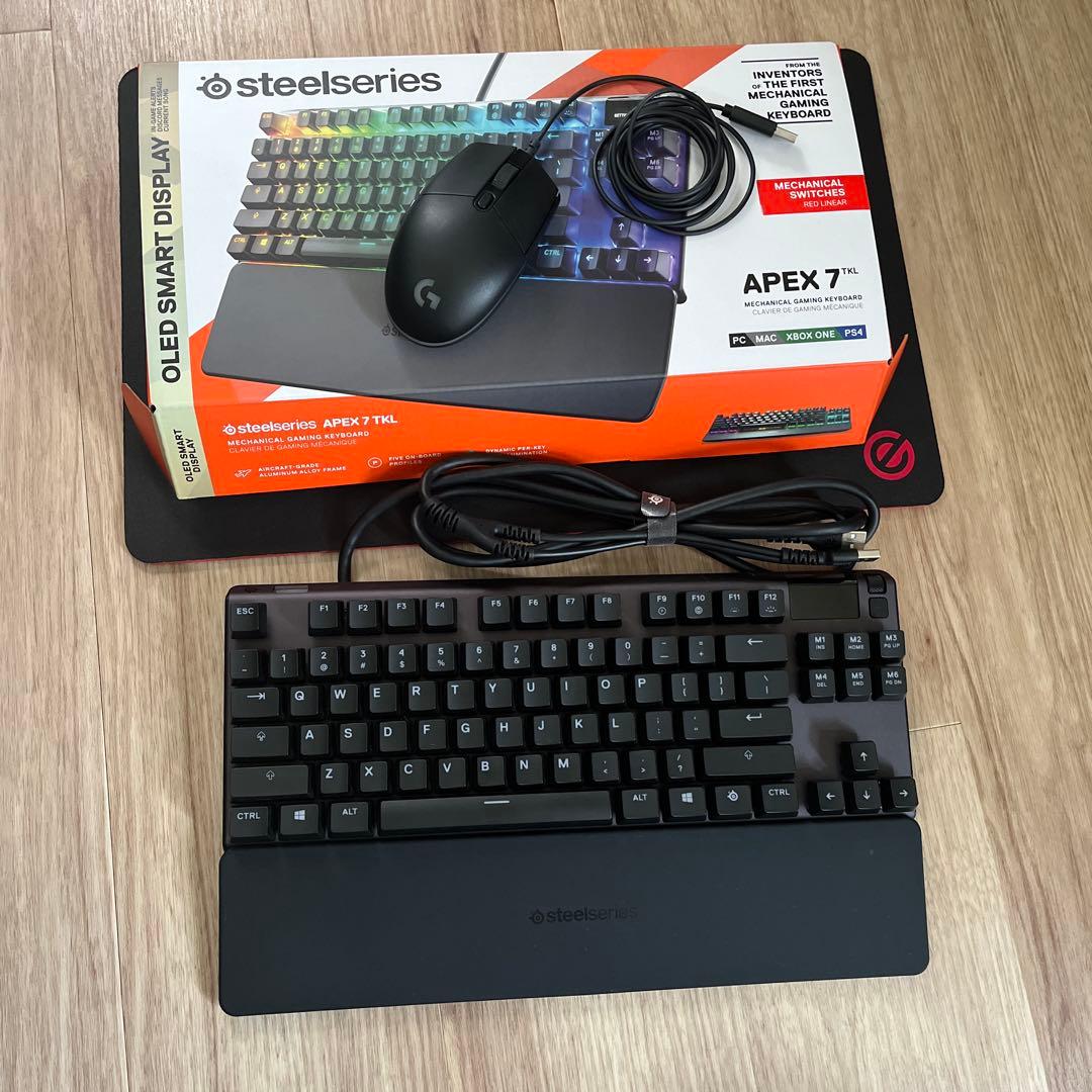 SteelSeries Apex 7 TKL ゲーミングキーボード