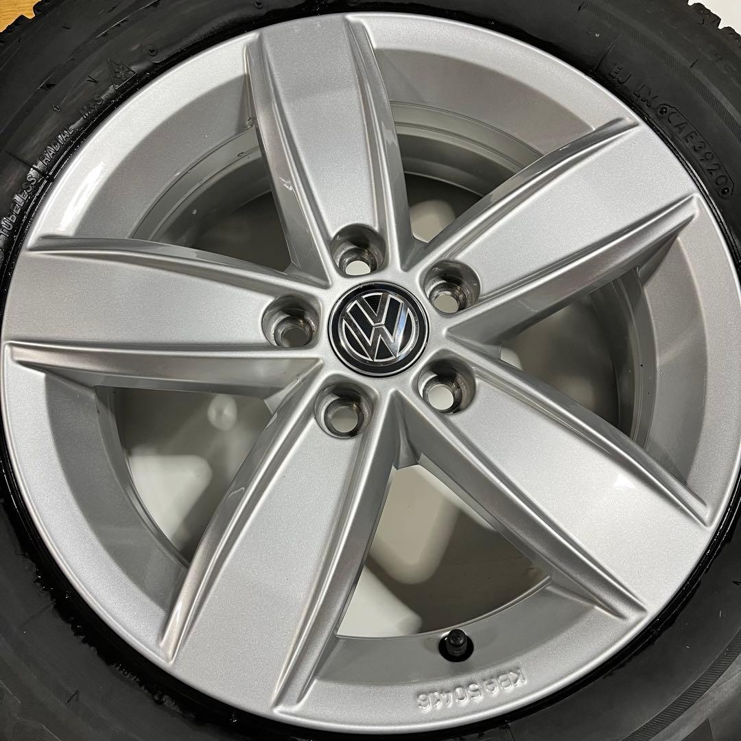 フォルクスワーゲン　ポロ純正ホイール　スタッドレスタイヤアルミセット　AW 15