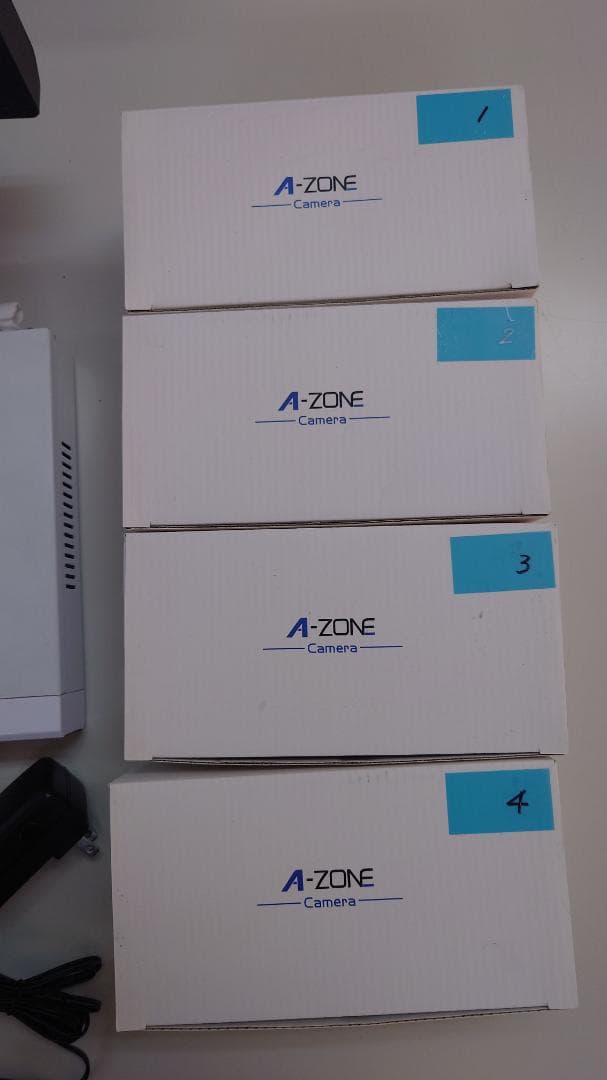 A-ZONE Wireless P2P NVR 防犯カメラ4台セット