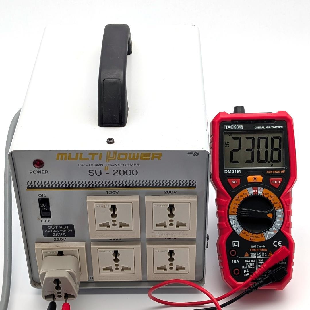 スワロー電機 SU-2000 マルチパワートランス アップダウントランス