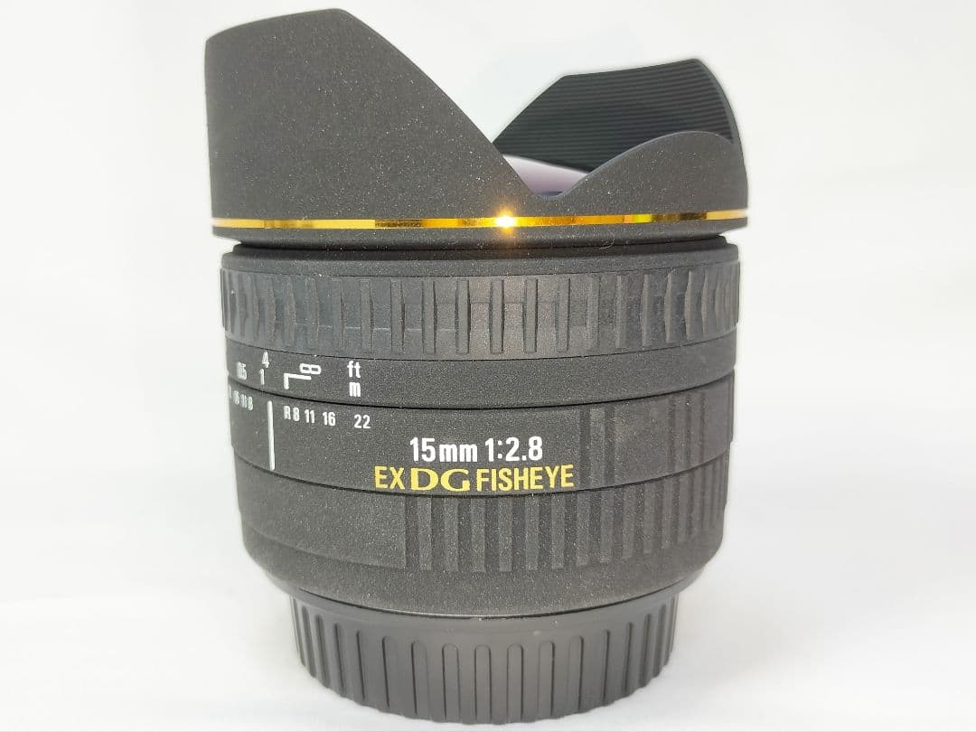 ジャンク SIGMA 15mm F2.8 EX DG FISHEYE canon