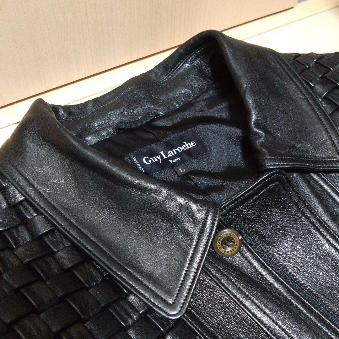 羊革レザージャケット メンズL ライダース ギラロッシュ 柔らかい日本製