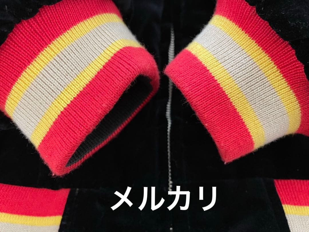 humber ハンバー 龍虎鷲日本地図 富士山 桜 刺繍 中綿 別珍 スカジャン