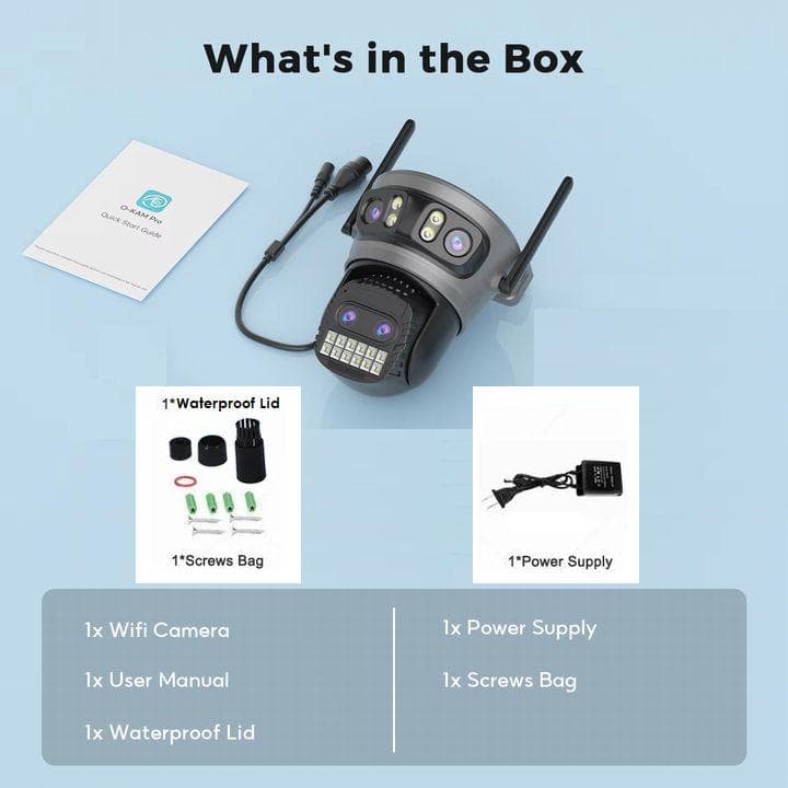 2000万画素 防犯カメラ 10xズーム WiFiカメラ 人物検知 スマホ通知