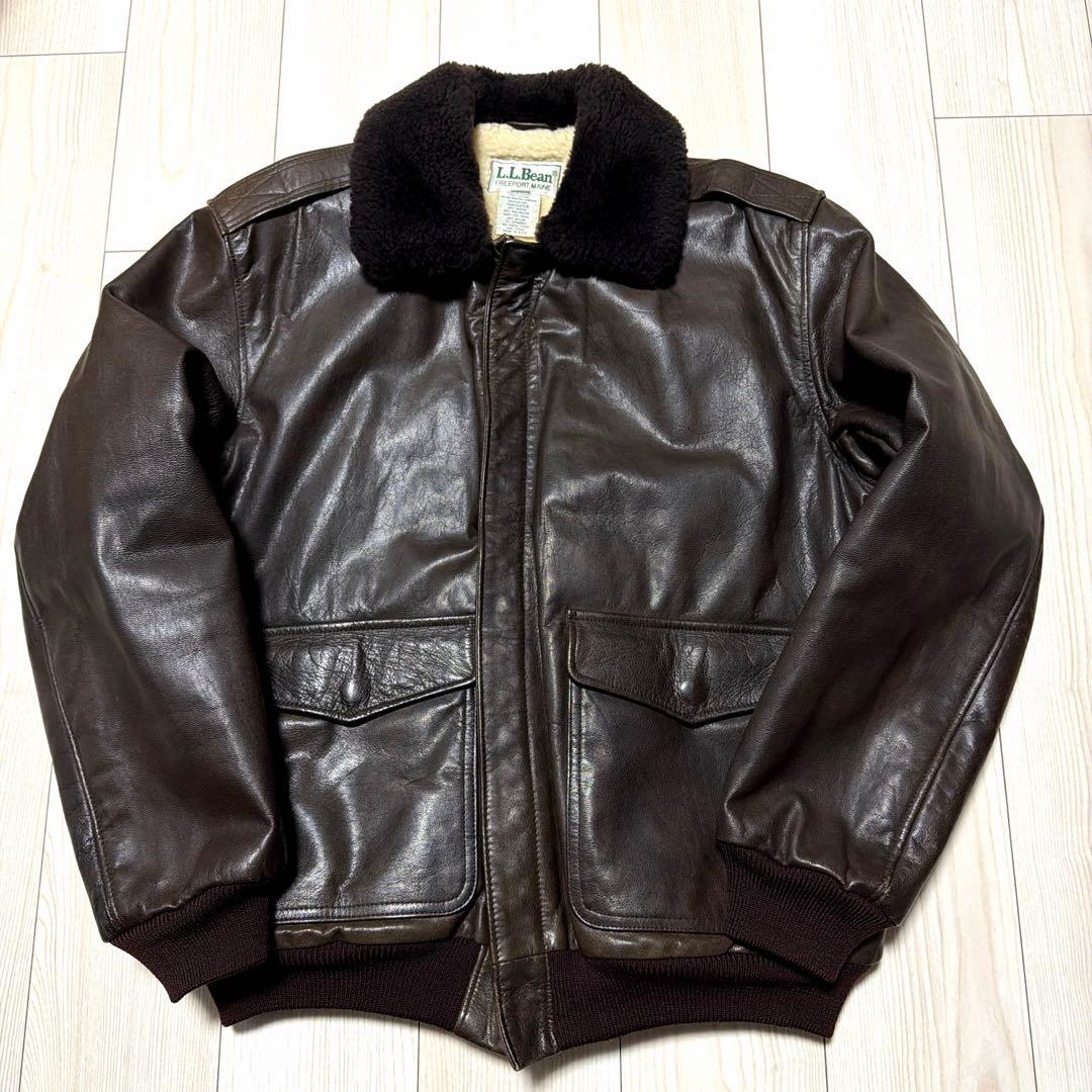 た*か様 極上美品　L.L.BEAN g-1 g1 フライトジャケット　USA製
