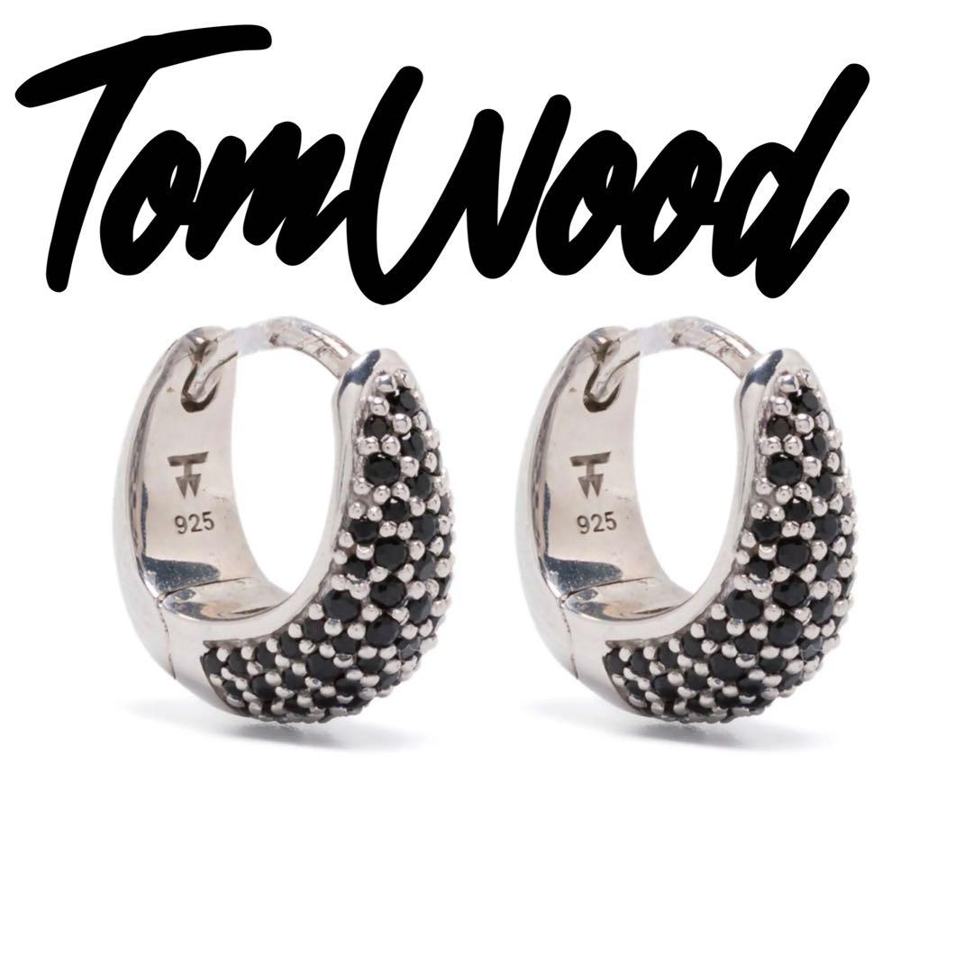 【定価4.8万】TOM WOOD Ice Huggie Pave ピアス M