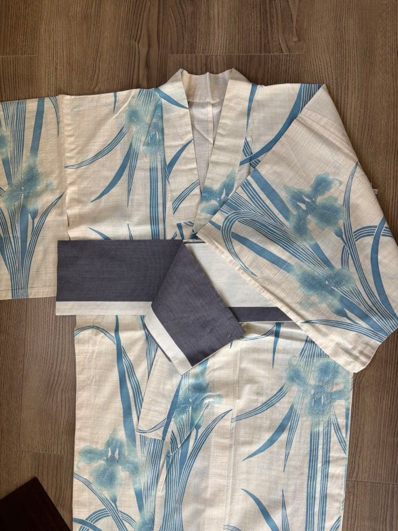 【美品】三松 三勝染 本格浴衣 帯セット（クリーニング済み）