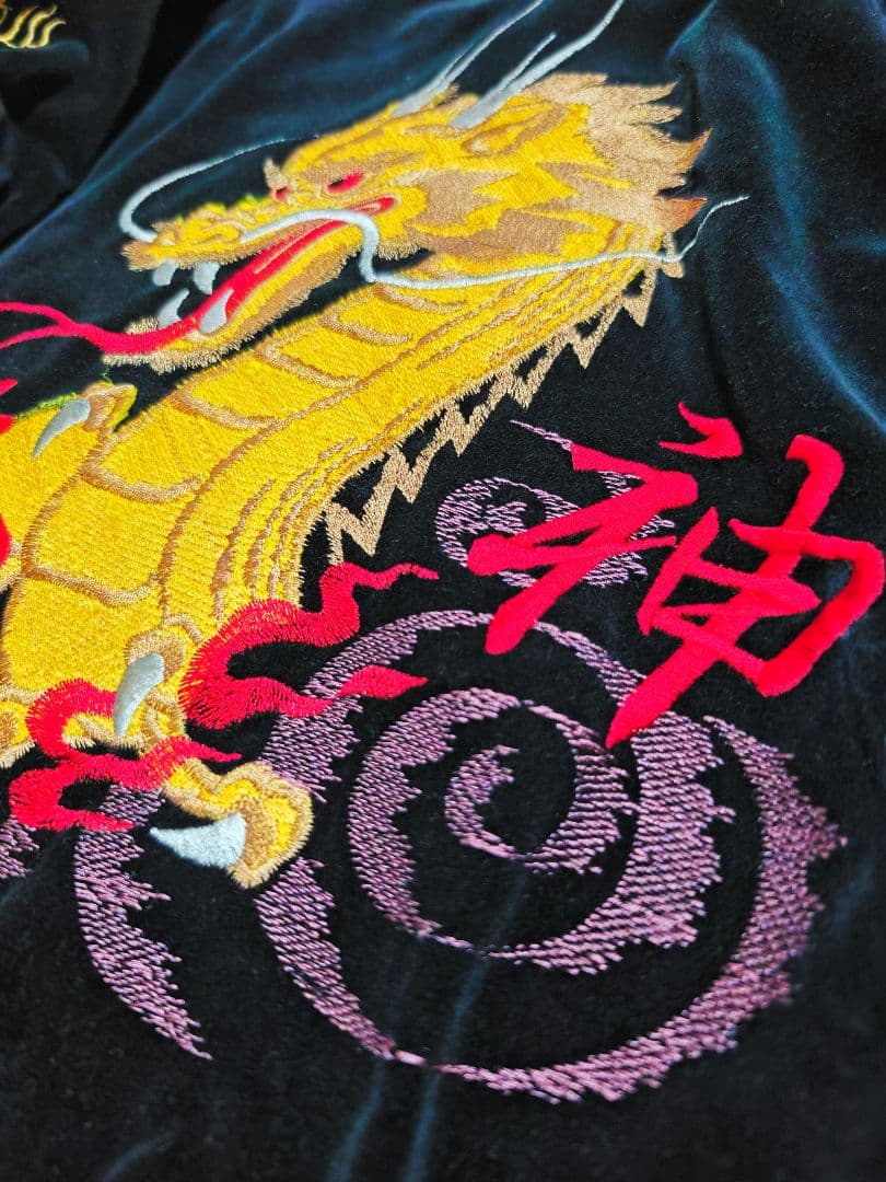 Jungle Storm 日本 限定 別珍 龍刺繍 スカジャン unisex