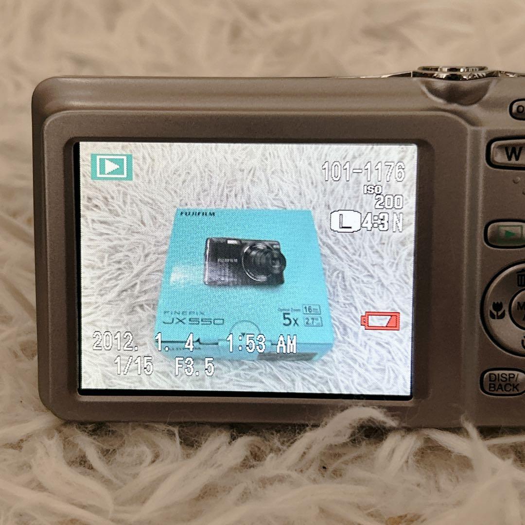富士フイルム FinePix JX550コンパクトデジタルカメラ