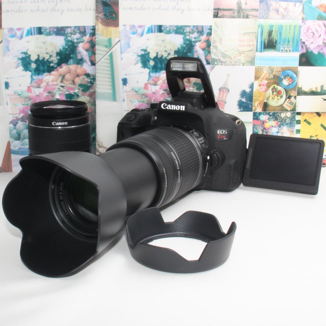 ❤️予備バッテリー付き❤️Canon Kiss X9i 手振れ補正ダブルズーム