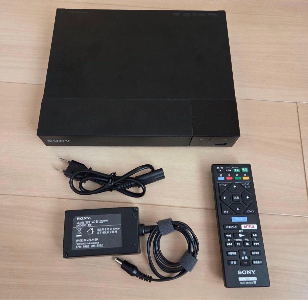 【美品】SONY ブルーレイdvdプレーヤー 本体とリモコン付き