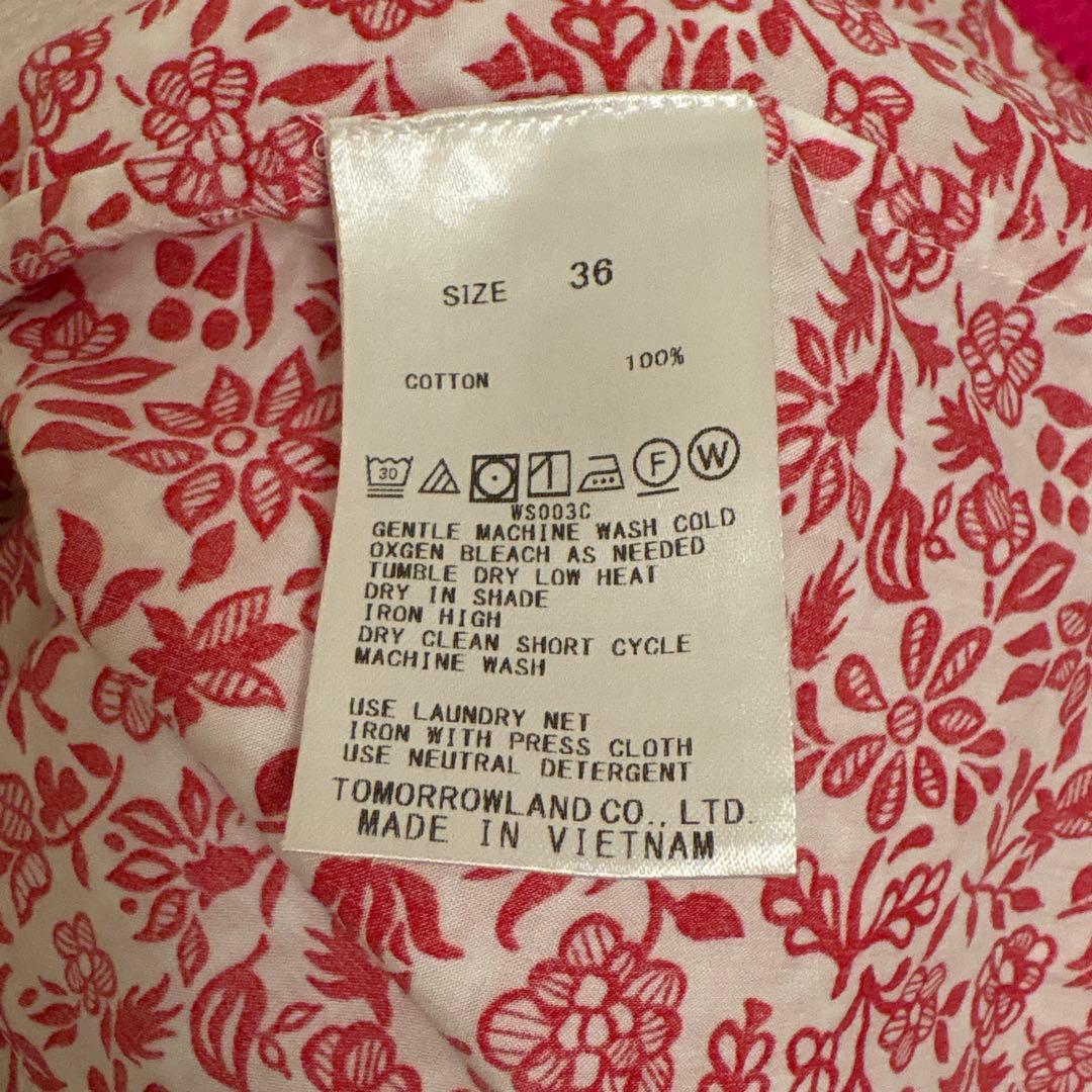 〈BACCA〉サマーリバティ コットンコンビネゾン