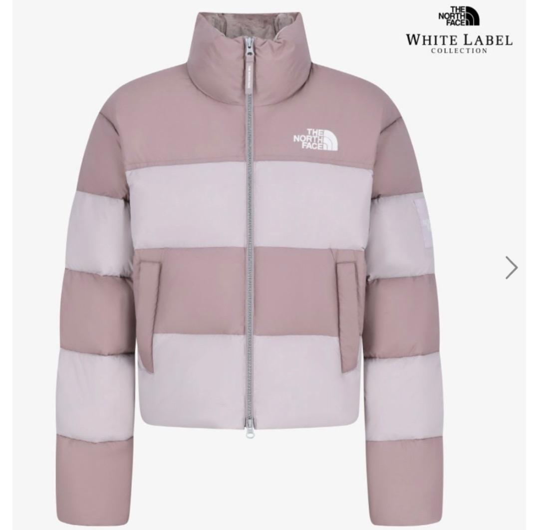 2/6限定 ノースフェイス　レインボー　ダウン　ジャケット　ピンク　M