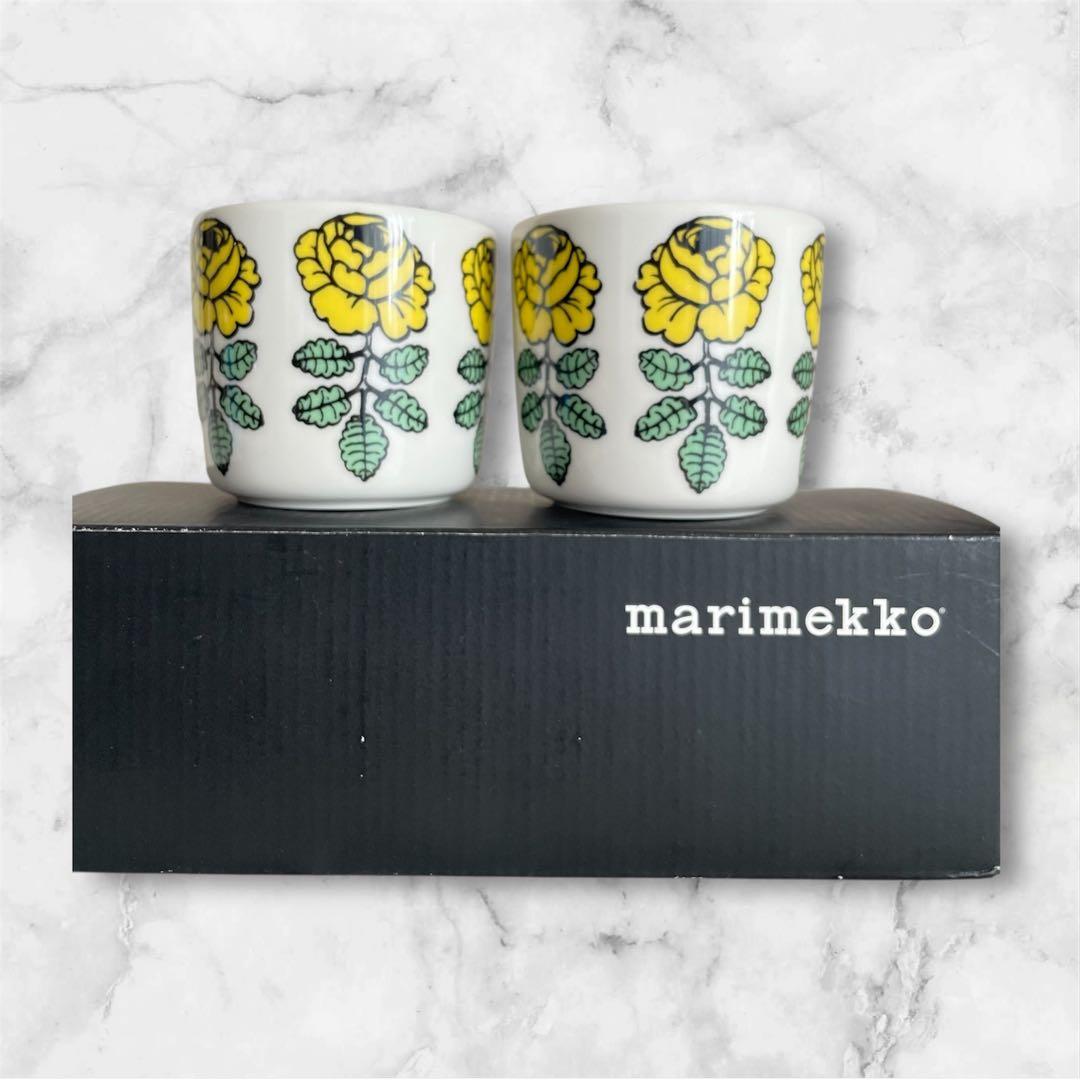 マリメッコmarimekko カフェカップ　 2個セットヴィヒキルース　レア品