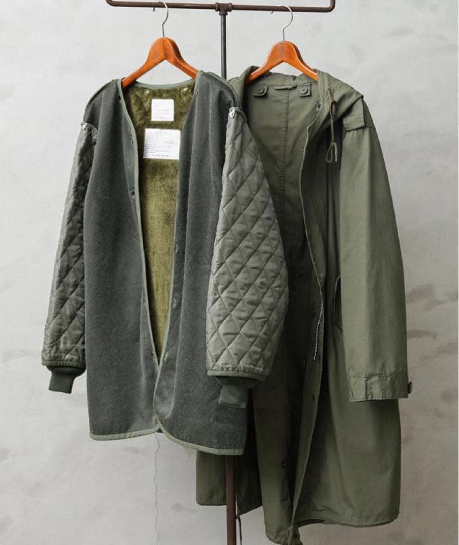 HOUSTONヒューストン米軍 M-51パーカモッズコートライナー付きS