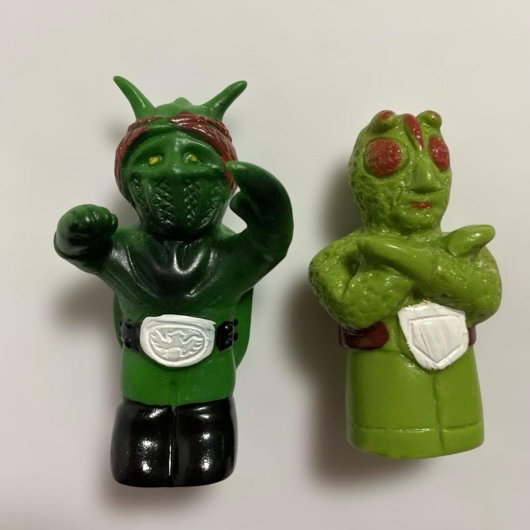 仮面ライダー指人形/ソフビ　10体　昭和　当時もの　東映