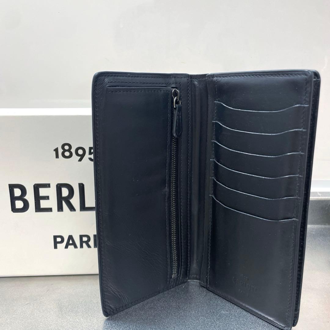 Berluti ベルルッティ サンタル フラップ 長財布 中古 折り目スレあり