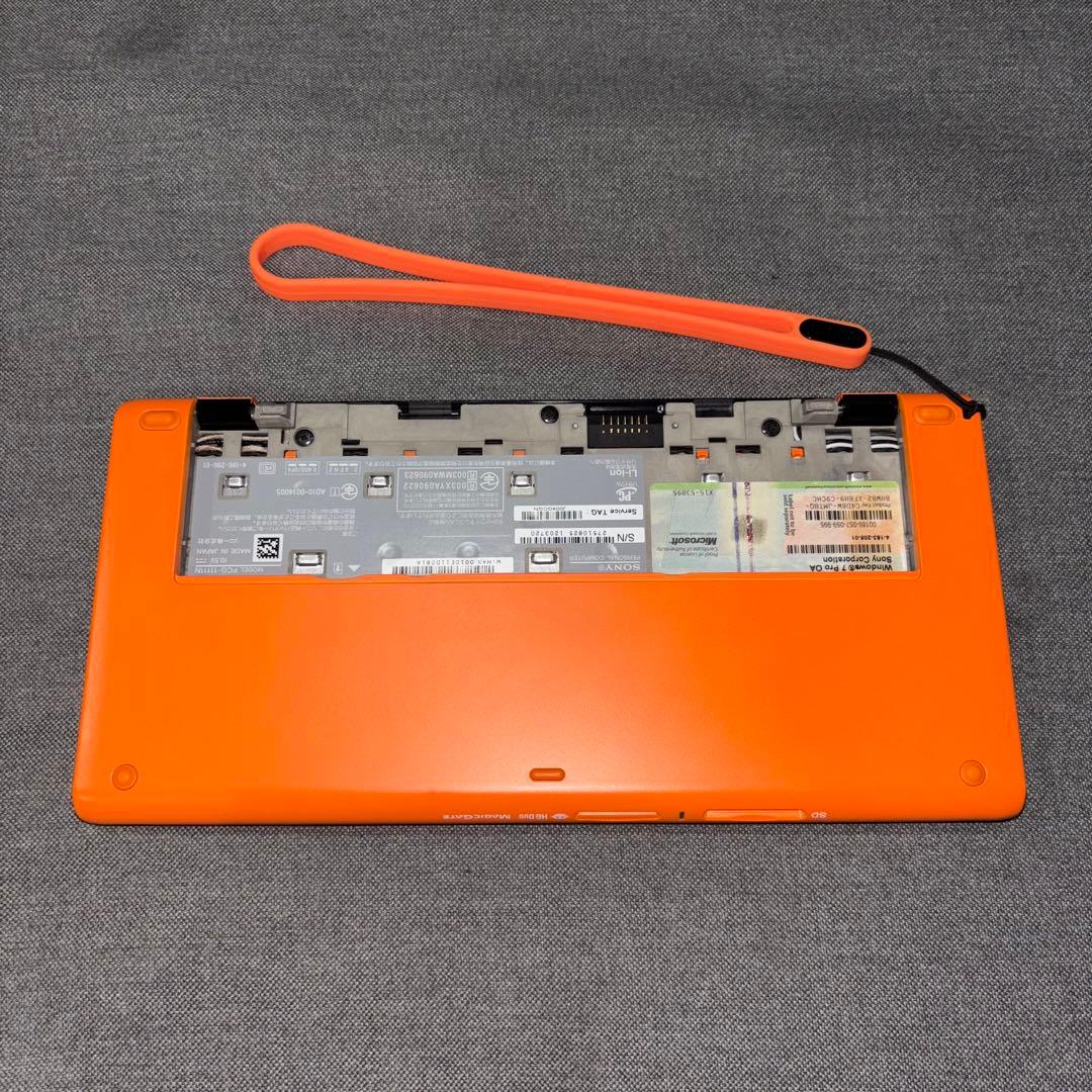 ジャンク　SONY VAIO オレンジノートPC 本体　VPCP11ALJ