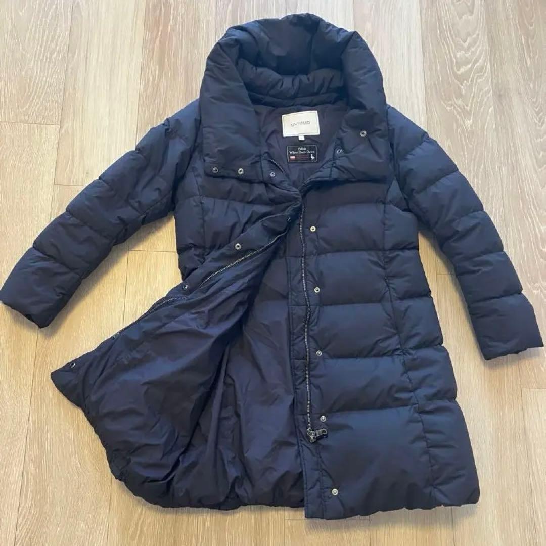 アンタイトル　ダウンコート　洗える