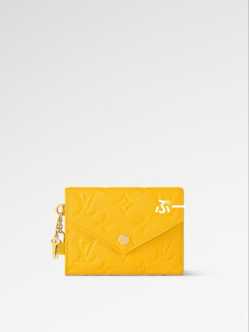 ルイヴィトン　ポルトフォイユ・ヴィクトリーヌ 三つ折り財布 イエロー　未使用品！