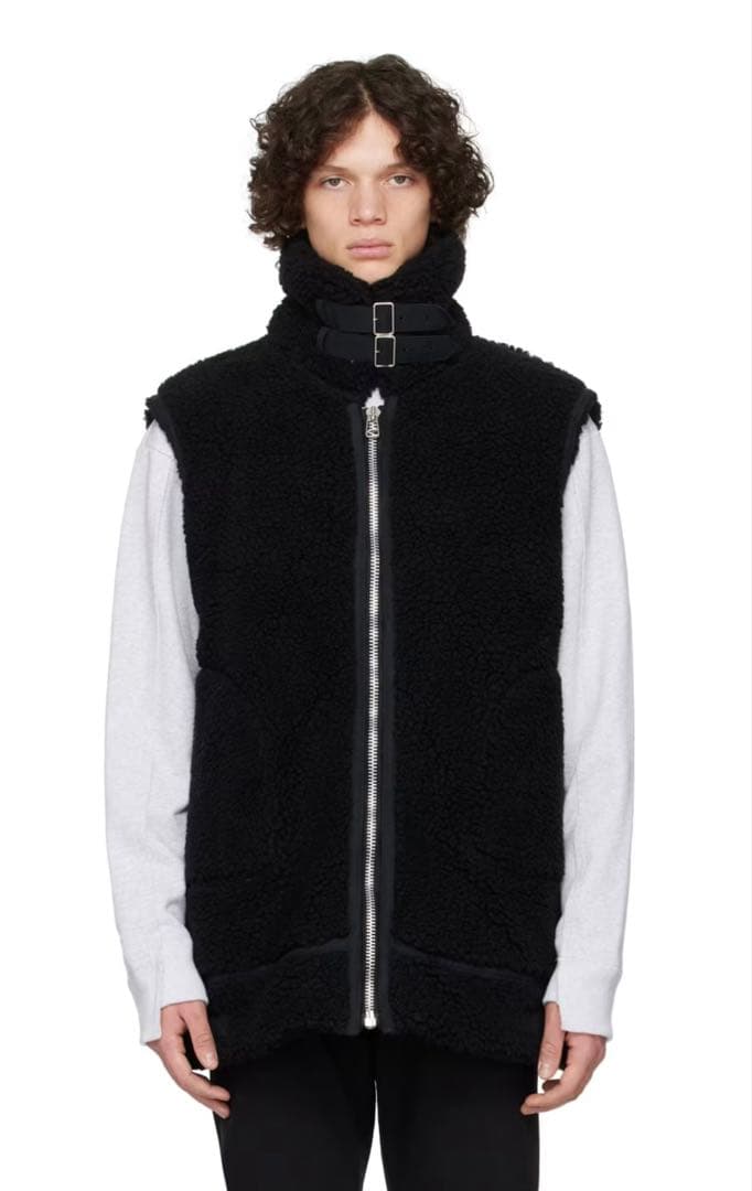 大幅値下げ Kuro クロ　ベスト モコモコ　フリース　ビックシルエット