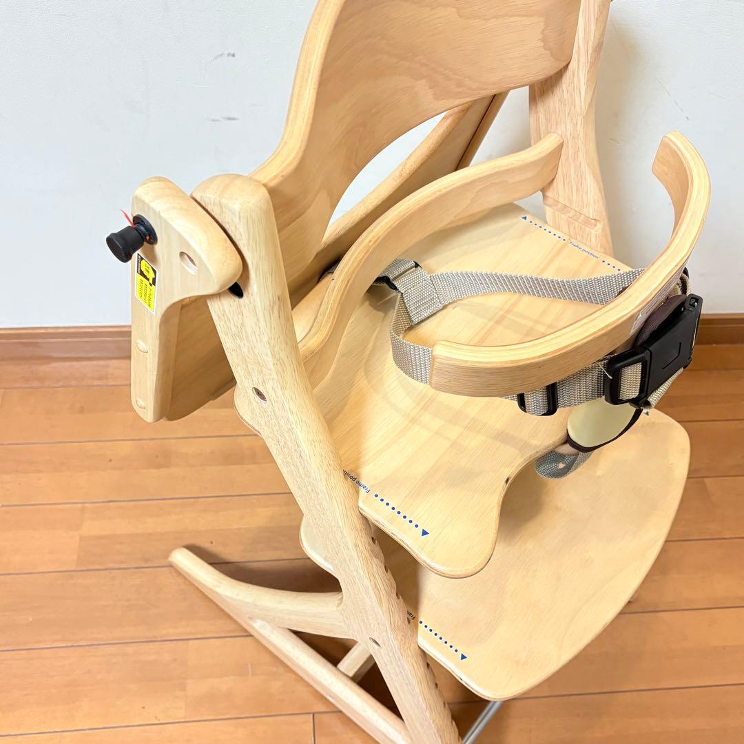 【美品・別売りベルト付属】大和屋 すくすくチェアスリムプラス テーブル•ガード付