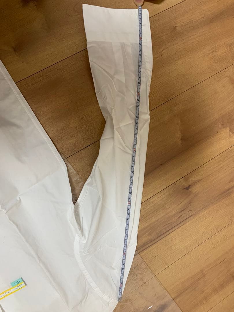 トリココムデギャルソン M コットン 丸襟シャツ 白