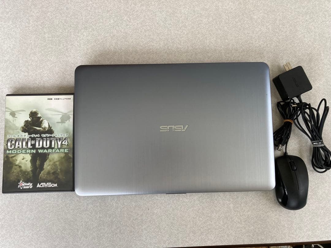 ASUSノートPC マウス付きゲームソフト付D540SA-XX142Tタイピング