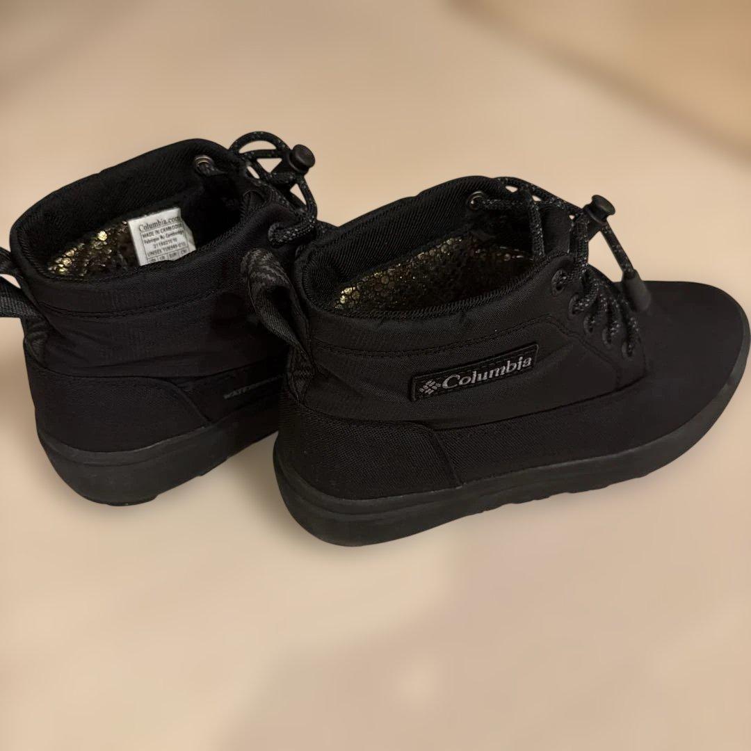 美品✨コロンビア防水防滑スノーシューズ23センチブラック