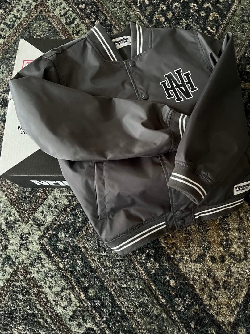 NEIGHBORHOOD スタジャン グレー 150