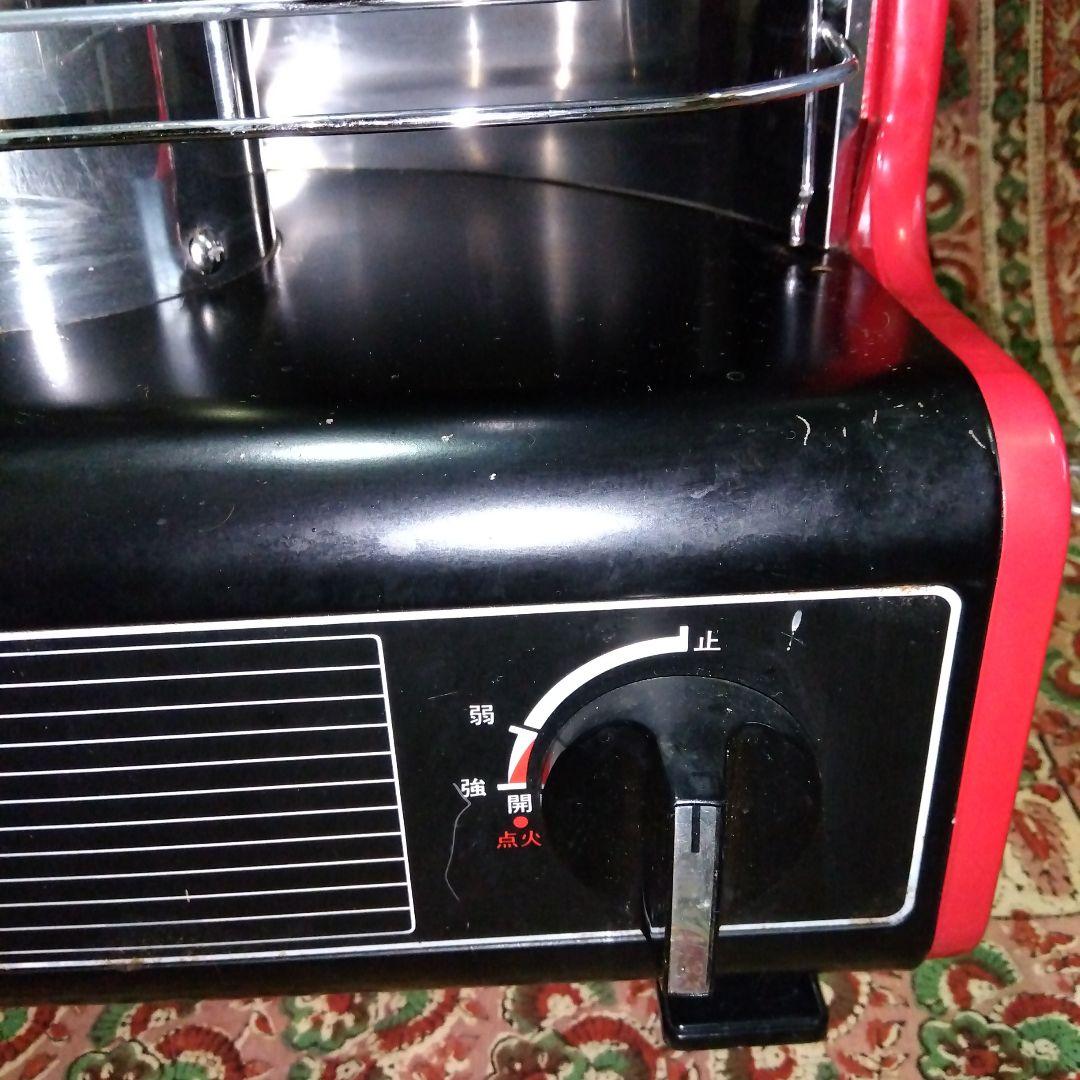 【昭和レトロ】希少♦NATIONAL S-3200 ストーブ 赤黒…ＬＰガス用