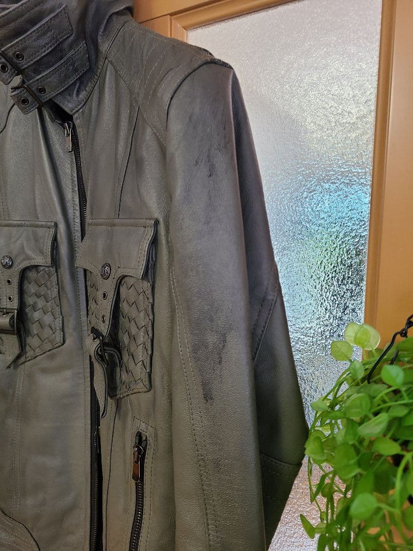 ✨入手困難✨シングルライダースレザージャケット・SCHLUSSEL・M