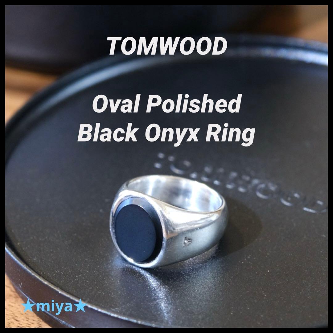 アクセサリー TOMWOOD / Oval Polished Black Onyx Ring