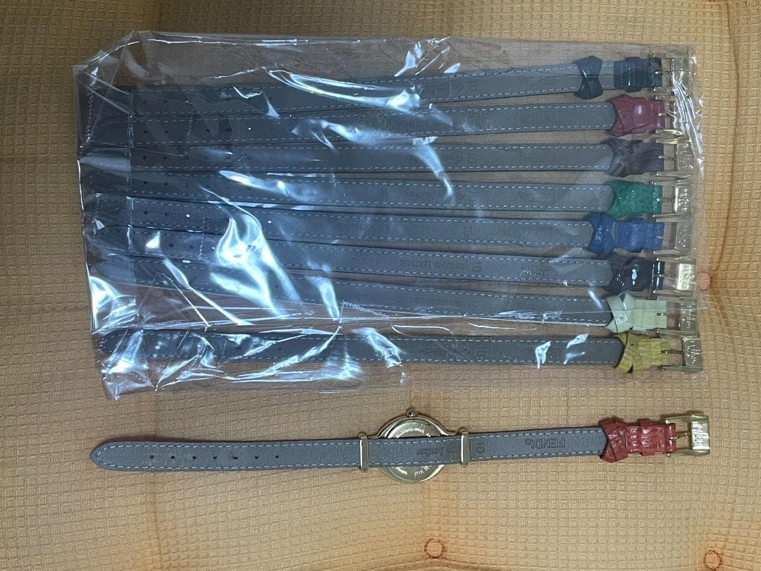 FENDI カメレオンベルト クオーツ 腕時計 640 L ベルト9本付