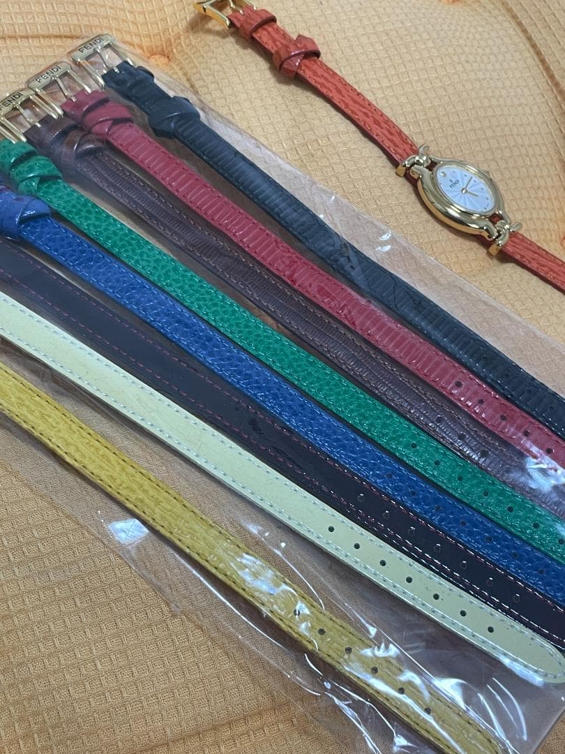 FENDI カメレオンベルト クオーツ 腕時計 640 L ベルト9本付