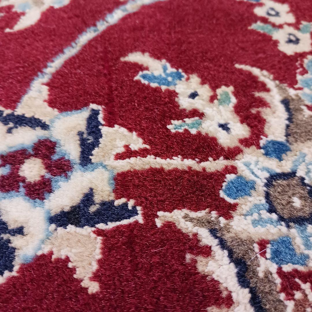 GHR Y2667 高級ペルシャ絨毯 ナイン産 ウール 大判