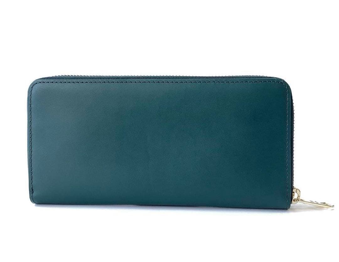 新品★ポールスミス★インテリアシグネチャーストライプラウンドファスナー長財布★緑