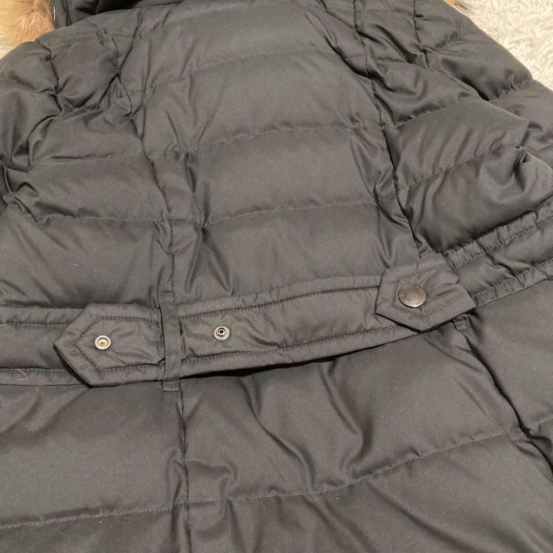 17159✨ブルーレーベルクレストブリッジ M ファー チェック ダウンコート