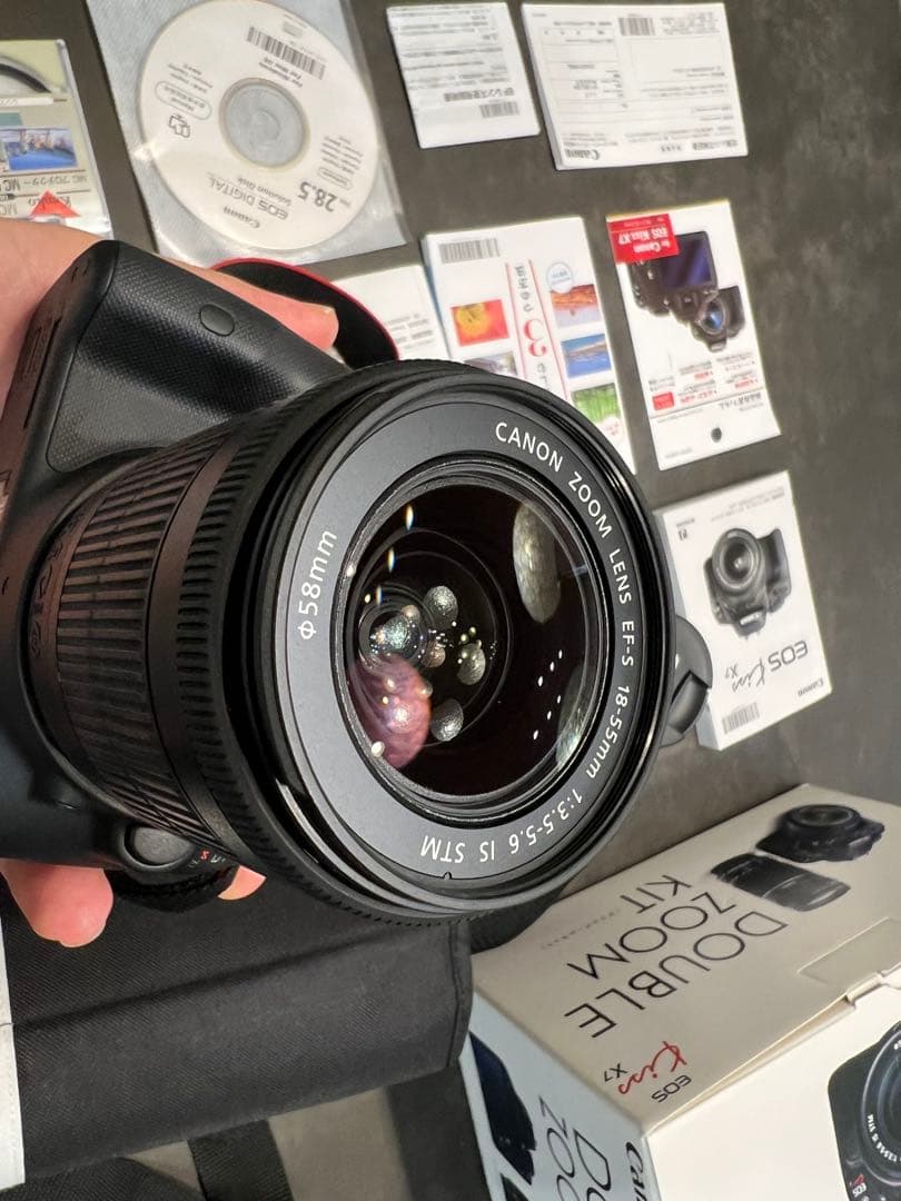 【中古美品】Canon EOS Kiss X7 ダブルズームキット