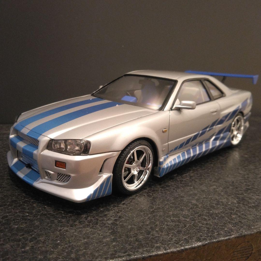 SKYLINE GT-R ワイスピ ブライアン仕様 1/24 アオシマ