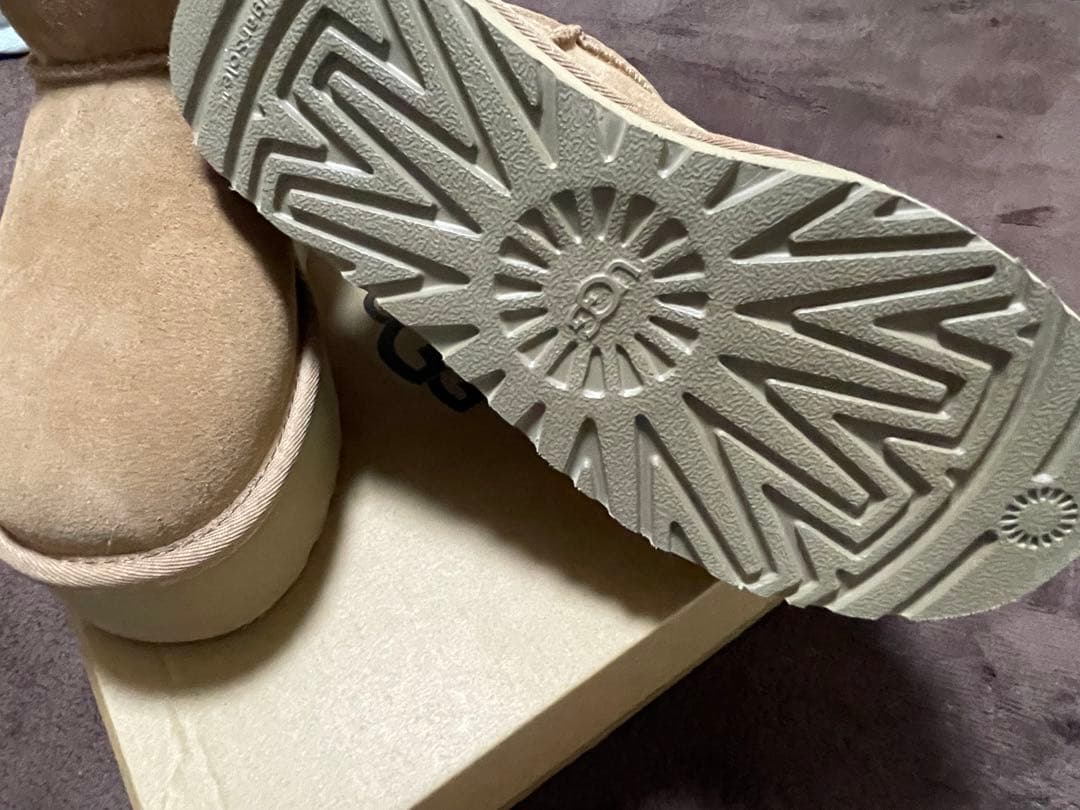 UGG ムートンブーツ 厚底5cm