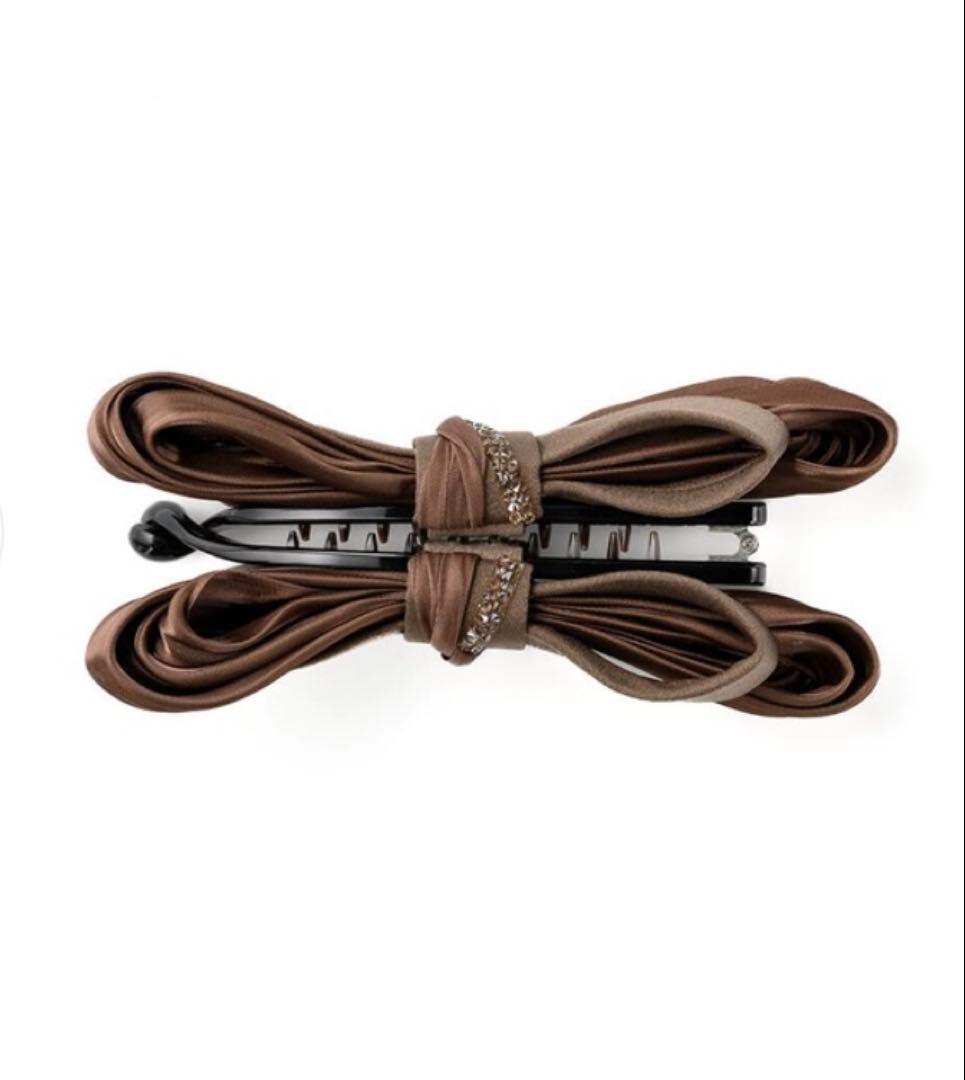 mie  Complex Biz シュカブラバナナクリップ　ブラウン