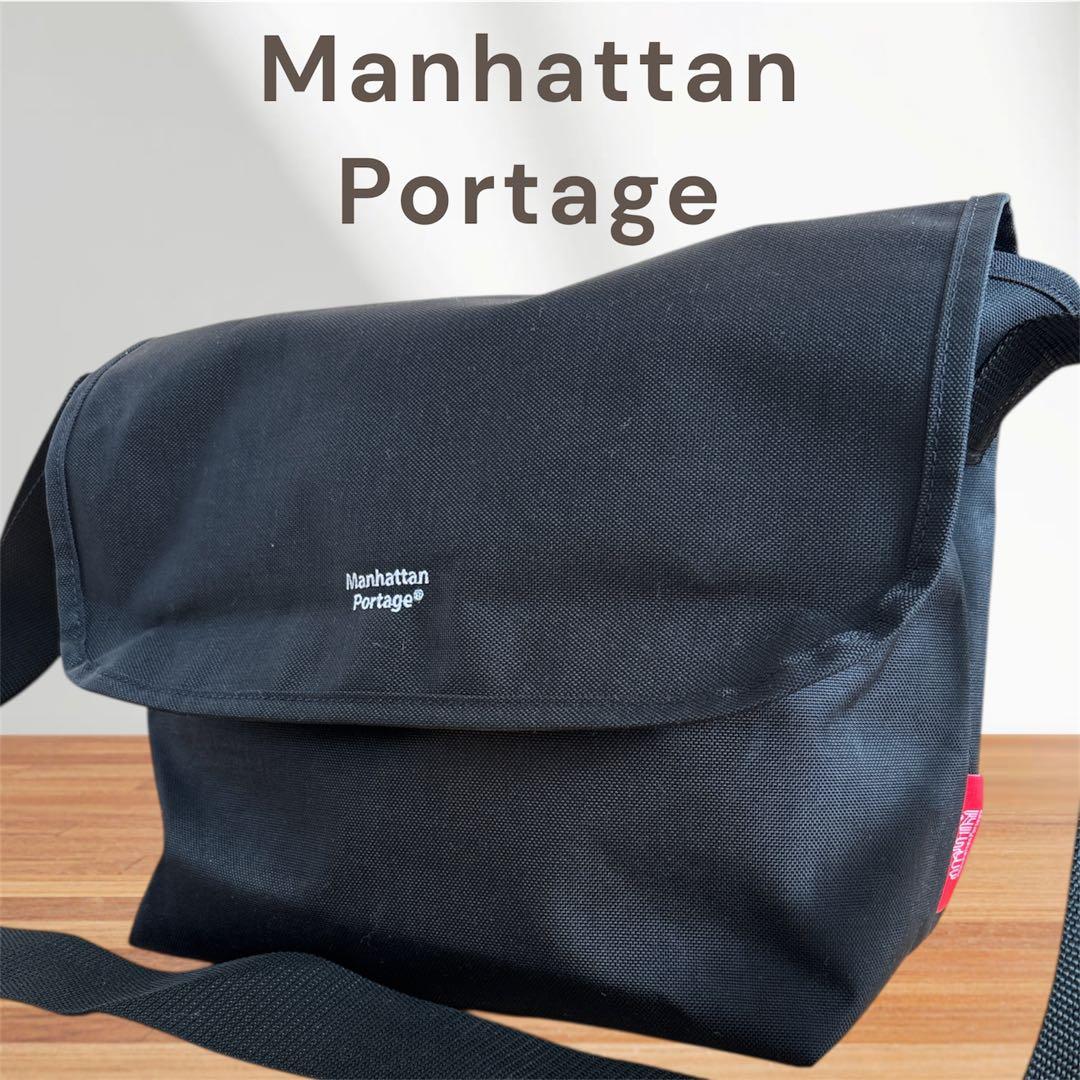 Manhattan Portage ブラック メッセンジャーバッグ