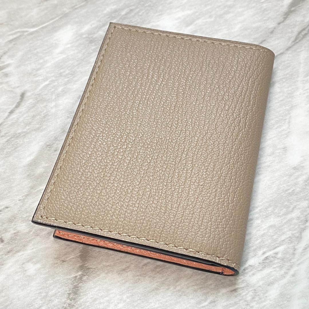 2363【新品 定価2.2万円】ラルコバレーノ★名刺入れ★BEIGE*PINK