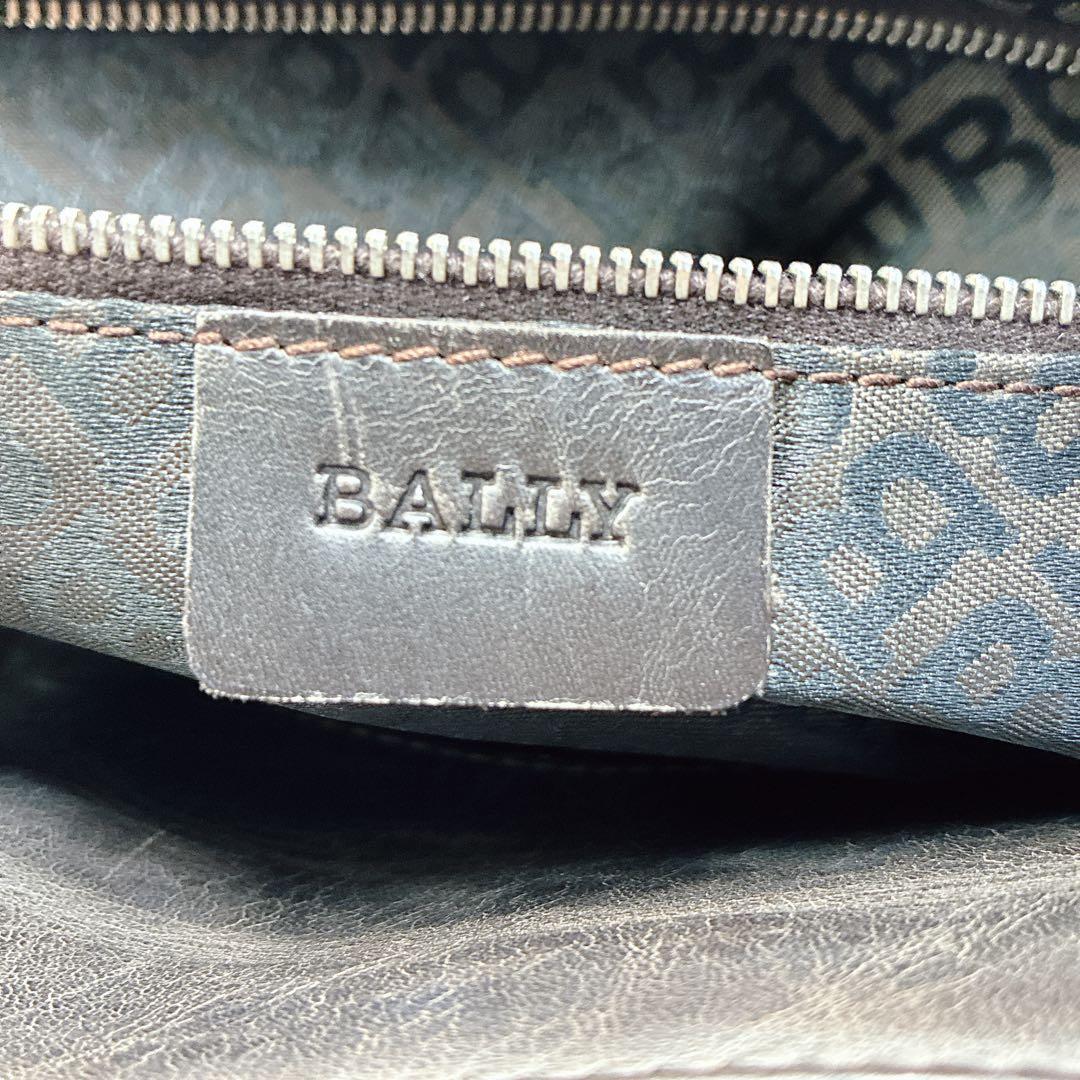 バリー　トレインスポッティング A4 サイドポケット トートバッグ 本革 レザー