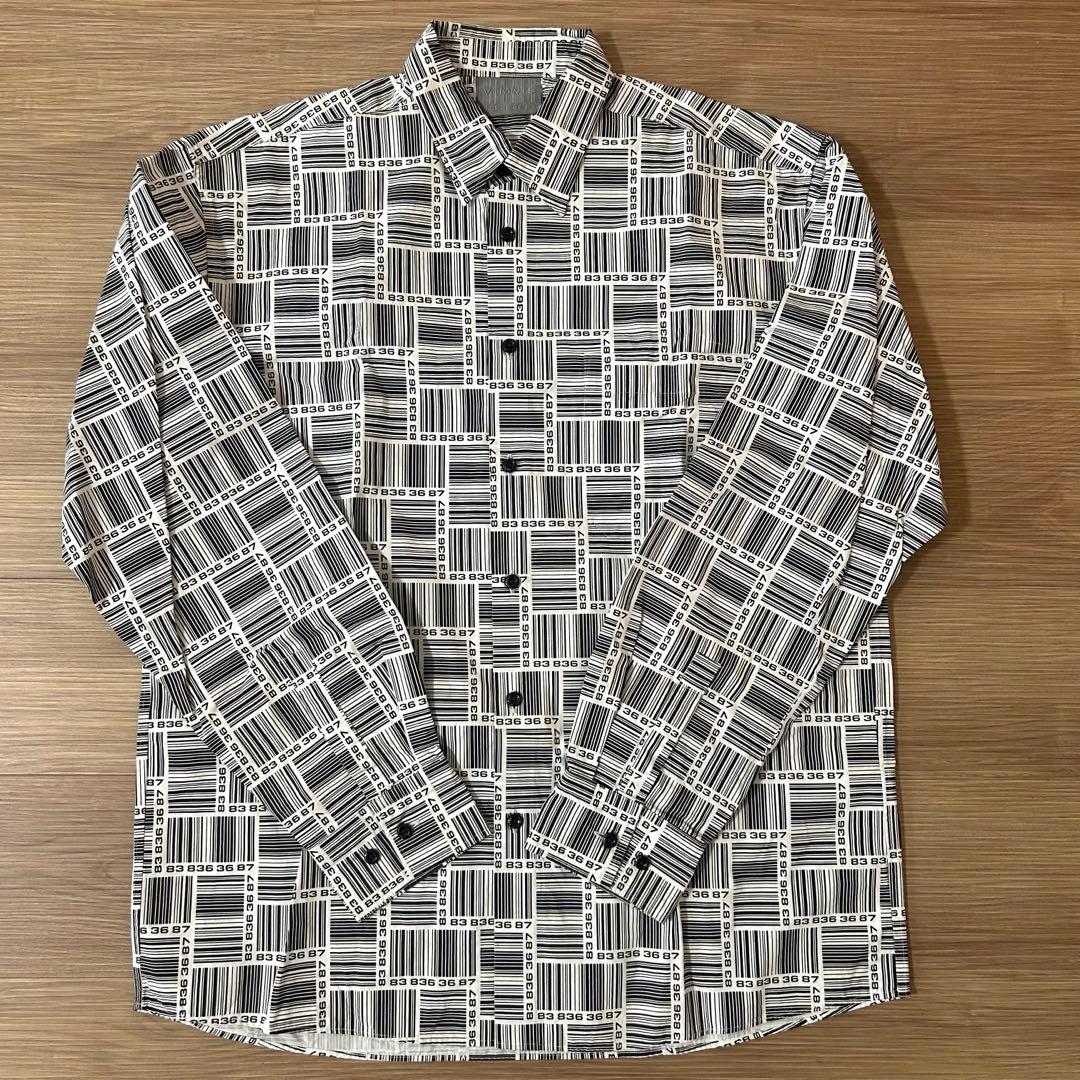 ヴェトモンVETEMENTS バーコードモノグラム　シャツ　XSサイズ　美品