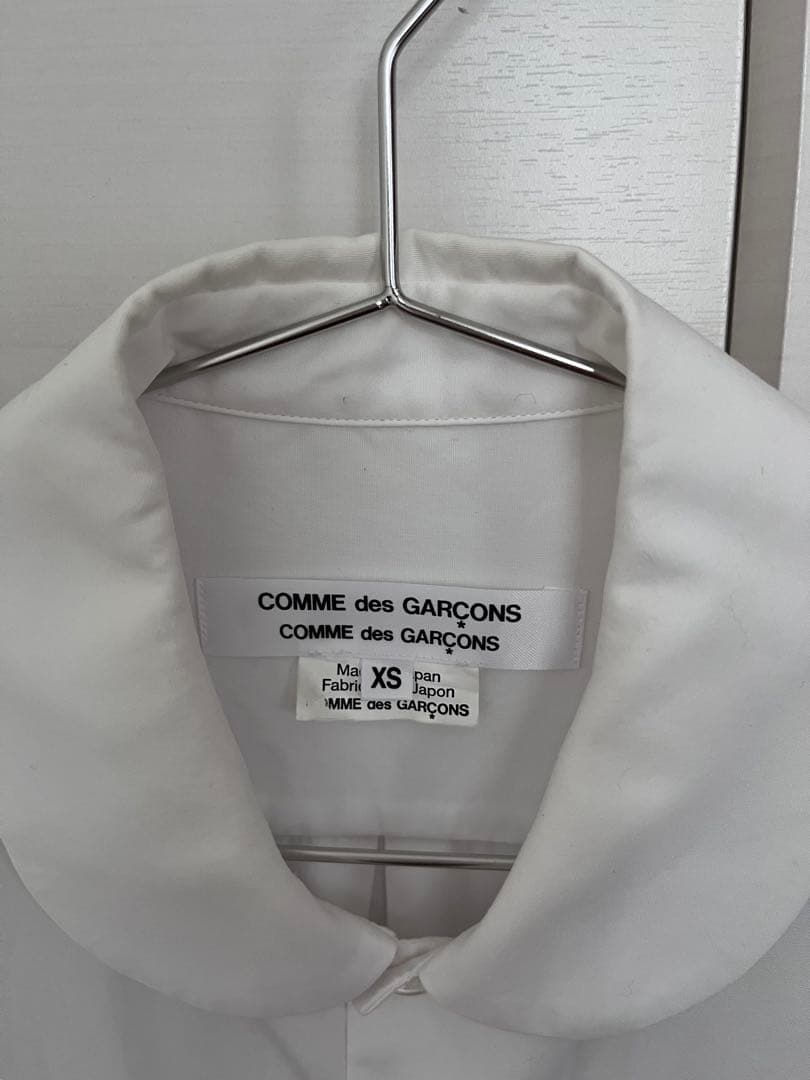 コムデギャルソン　コムデギャルソン　ラウンドカラーフリルシャツ