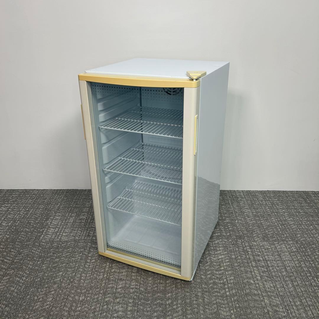 104業務用 冷蔵ショーケース オフィスコンビニ XW-105 左右開き 小型