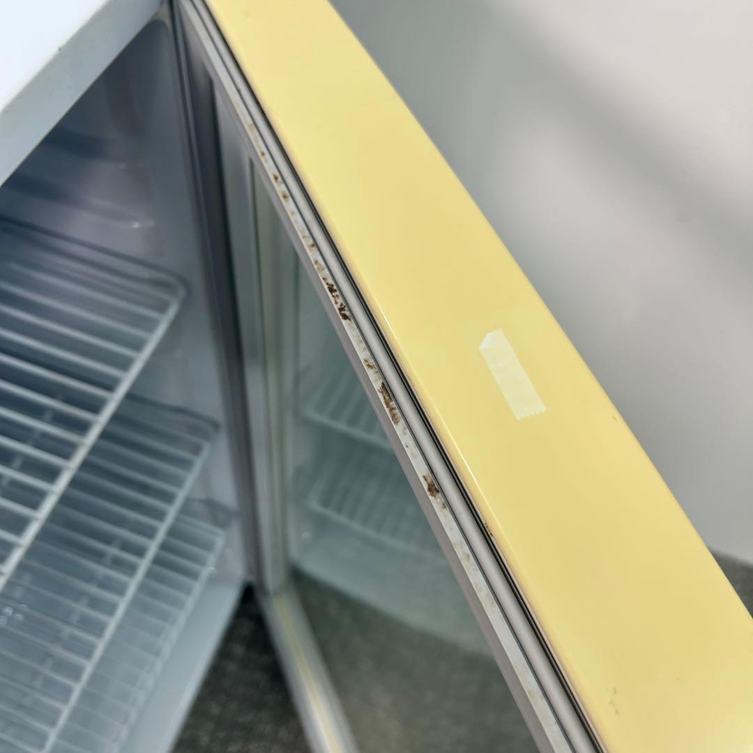 104業務用 冷蔵ショーケース オフィスコンビニ XW-105 左右開き 小型