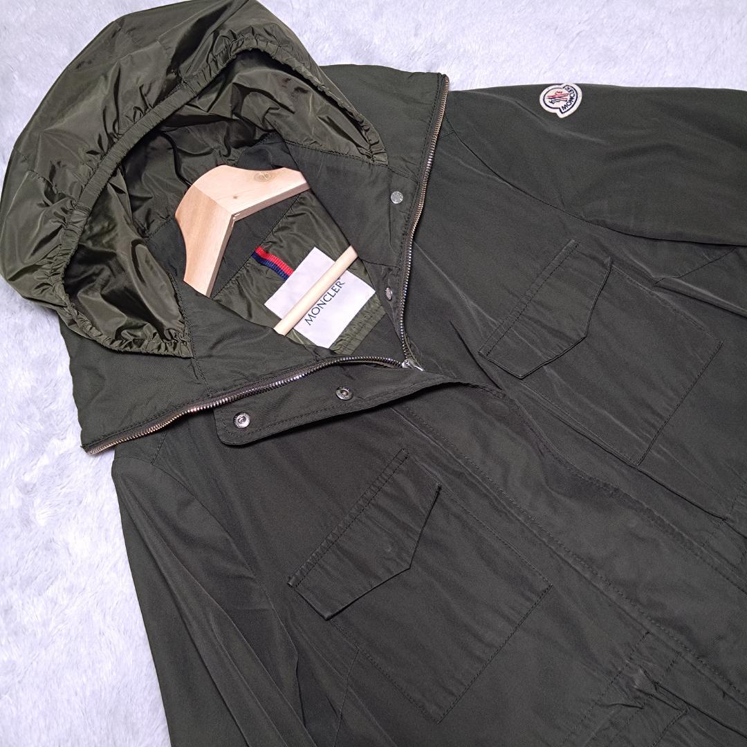 美品モンクレール、モッズコートジャケット、ダブルジップ、ルーマニア、QRコード